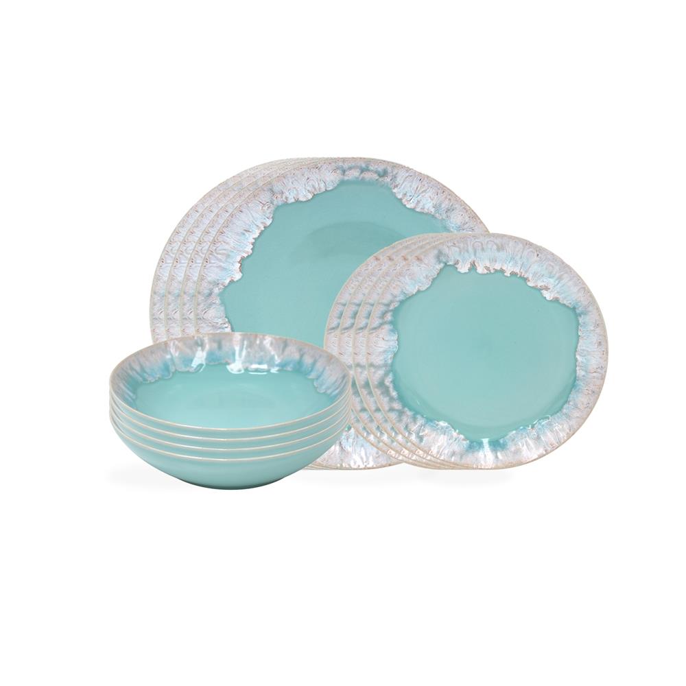 Casa Fina Taormina Place Setting Set w/pasta bowl Size 12 Pieces