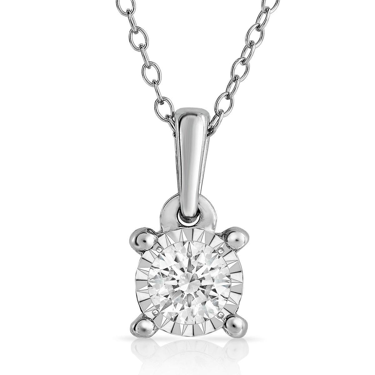 Jilco Diamond Solitaire Necklace .50ct