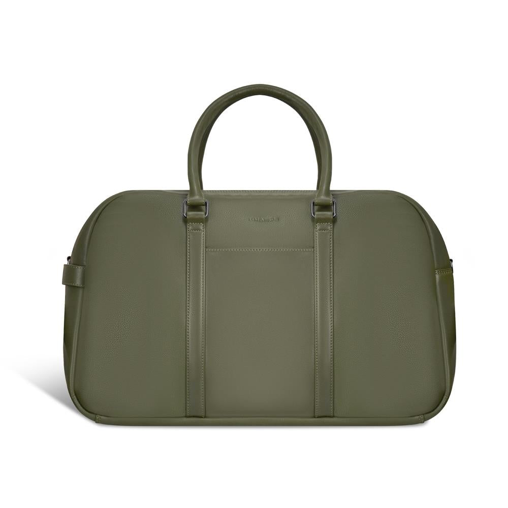 Champs Luggage Onyx Leather Duffle Bag Size 20"x12.5"