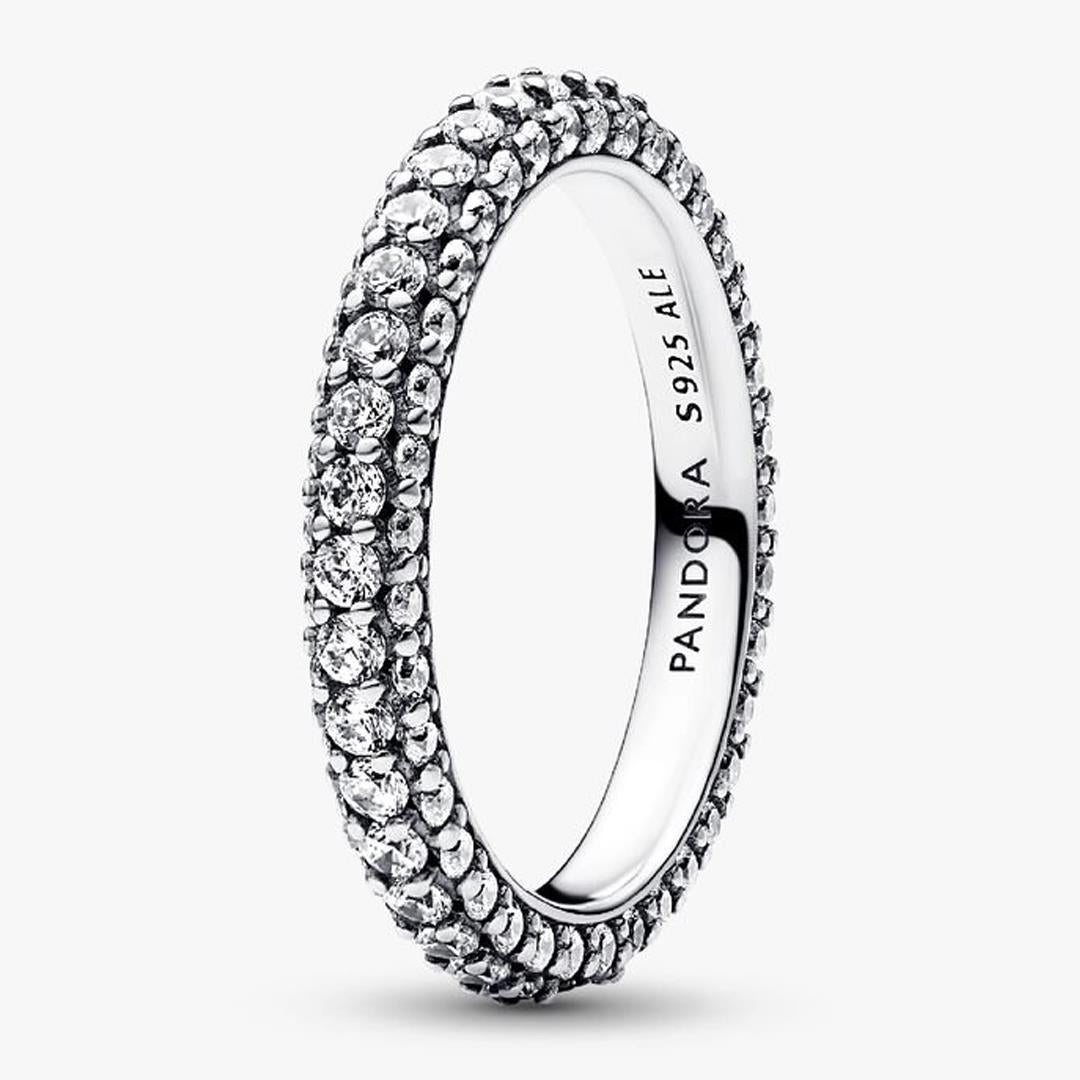 Pandora Timeless Pave Single-Row Ring Size 9