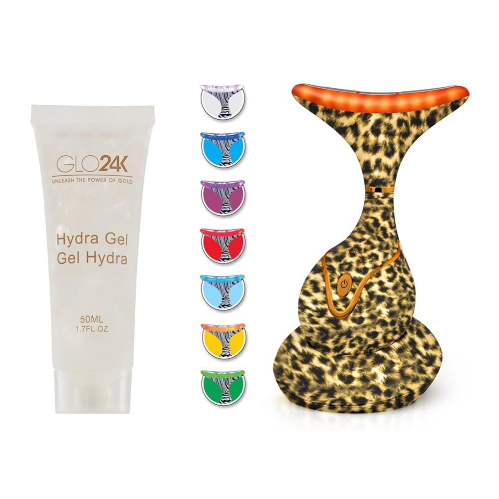 GLO24K LED Neck and Face Beauty Device Deluxe
