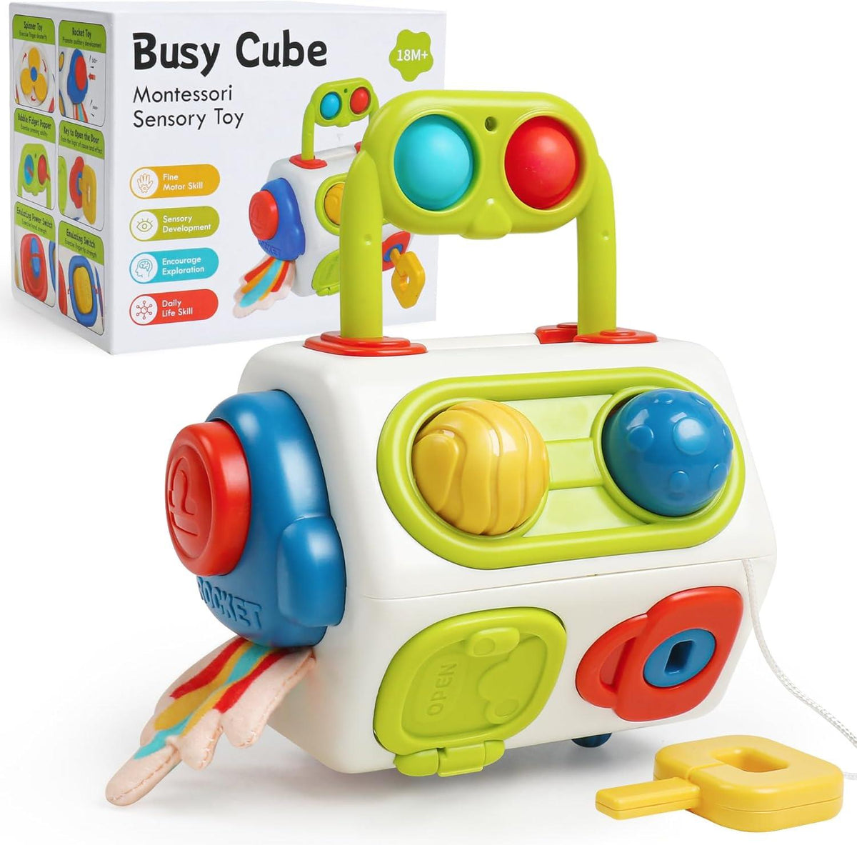 Bella Home Montessori Busy Cube
