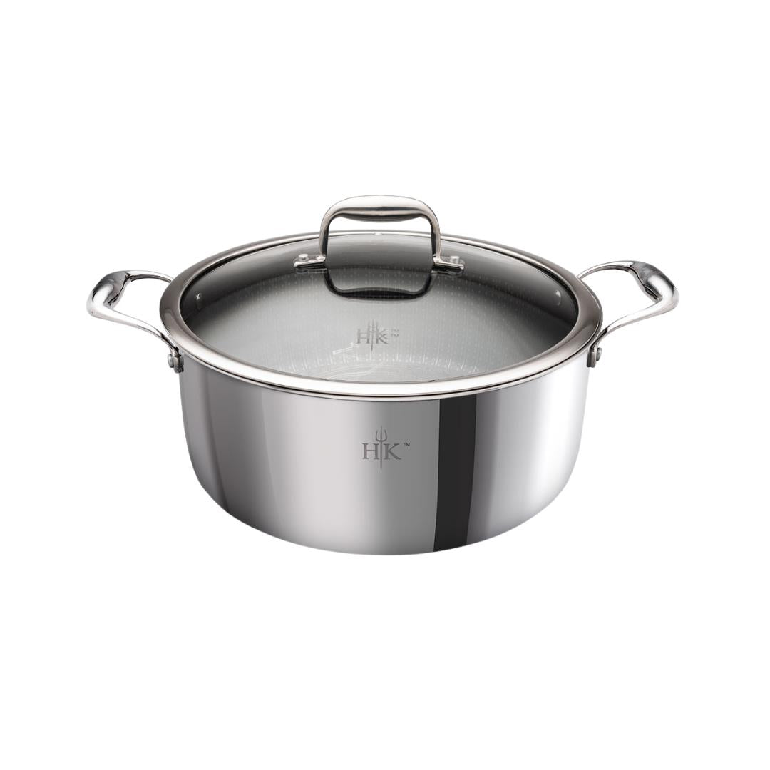 Hell's Kitchen Tri-Clad SS Hybrid 5 Quart Pot + Lid