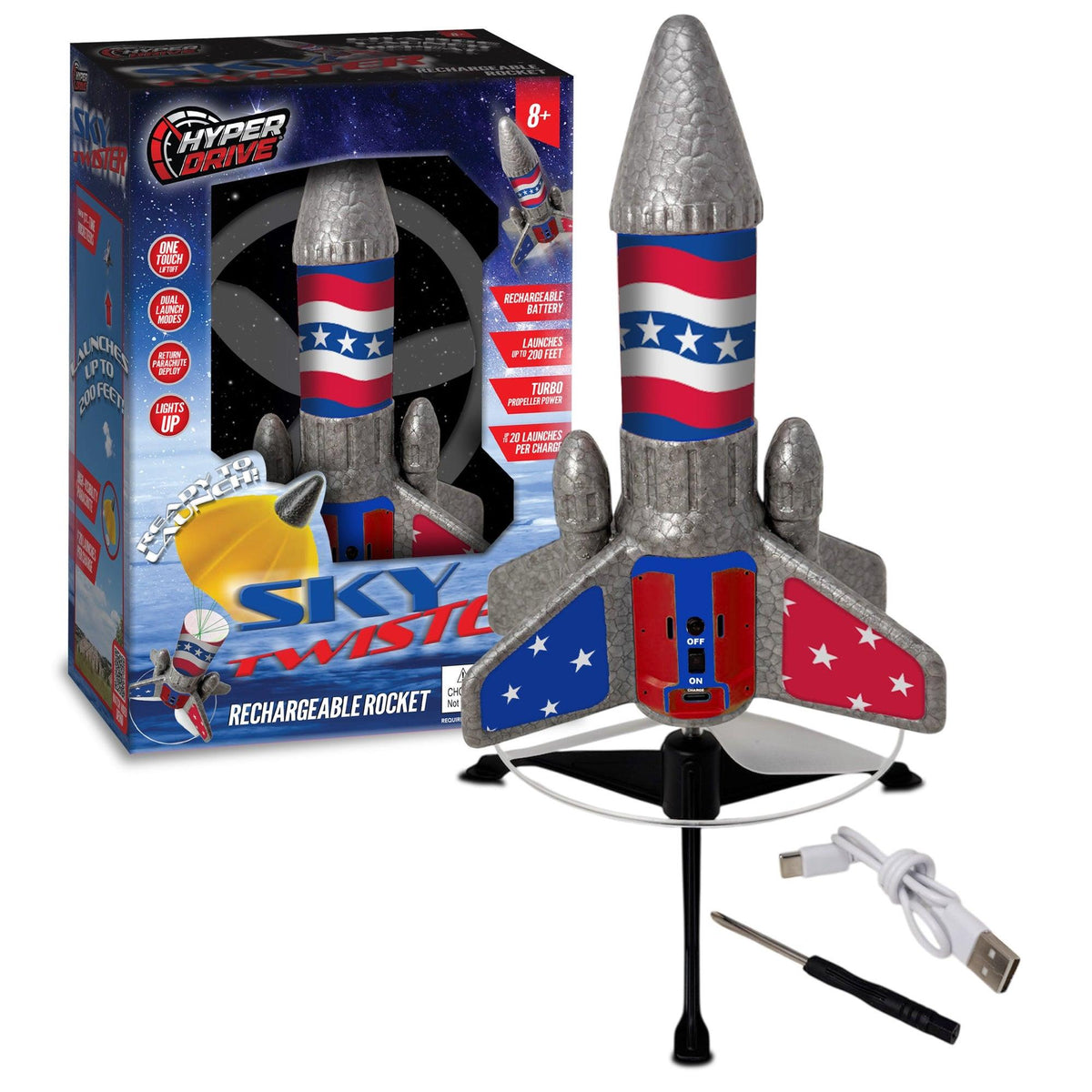 Hyper Drive Sky Twister Rocket Ages 8+ Years