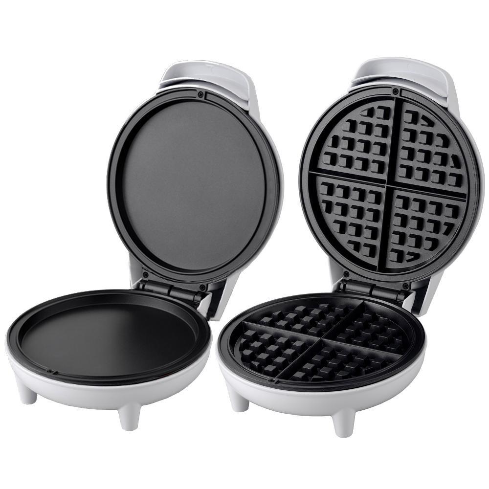Courant Griddle & Waffle Maker - White