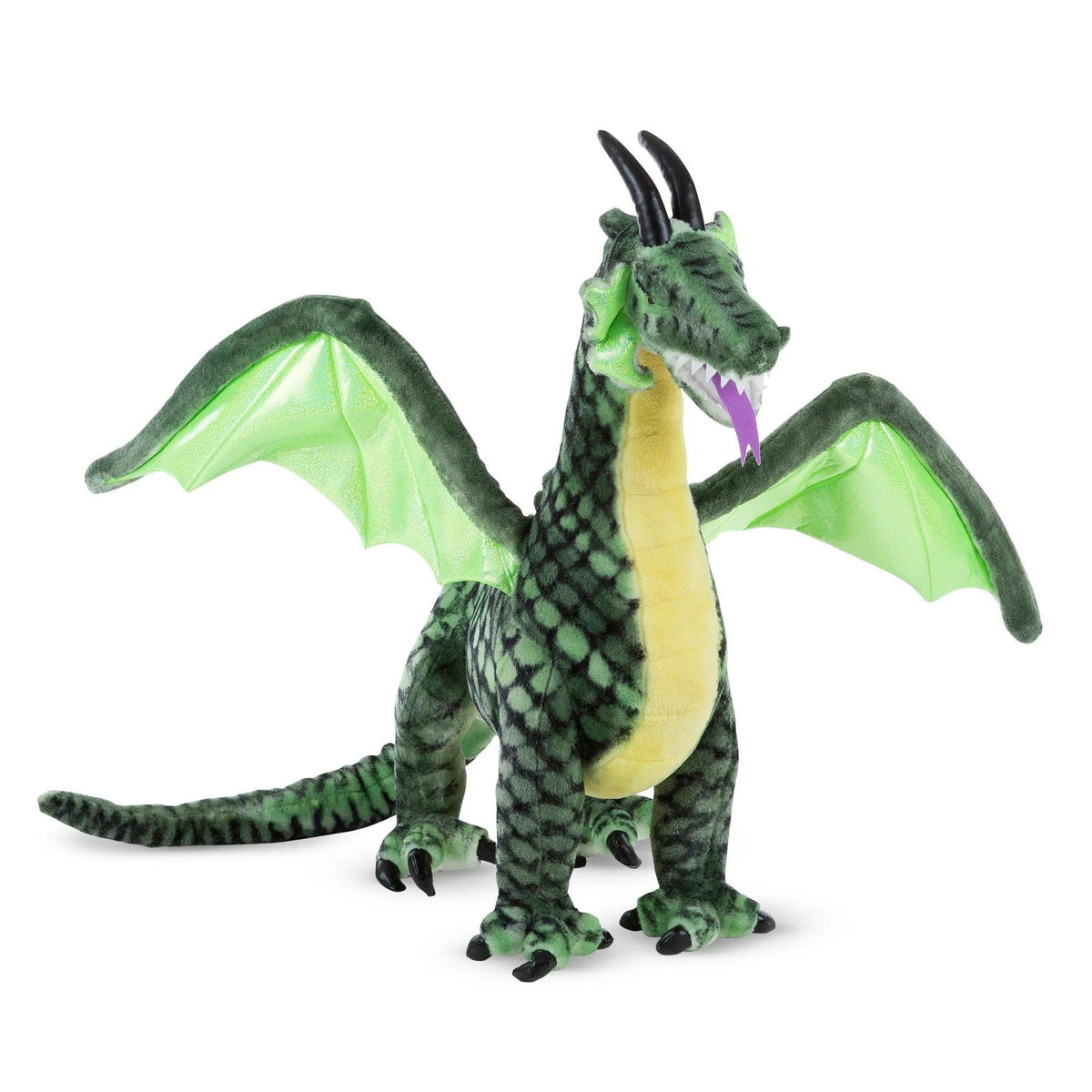 Melissa & Doug Giant Plush Winged Dragon Stuffed Animal Ages 3+ Years