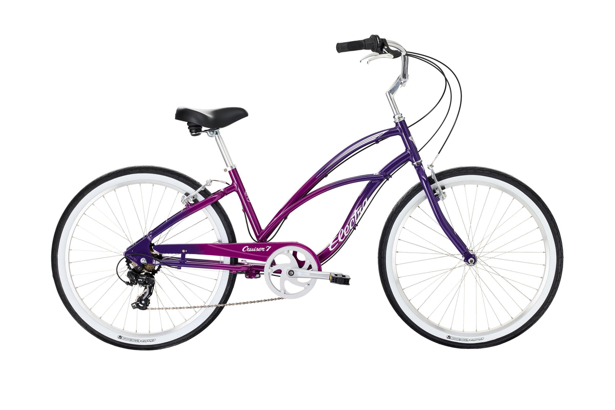 Electra Cruiser 7D Step-Thru iRecreation Bike n Hibiscus