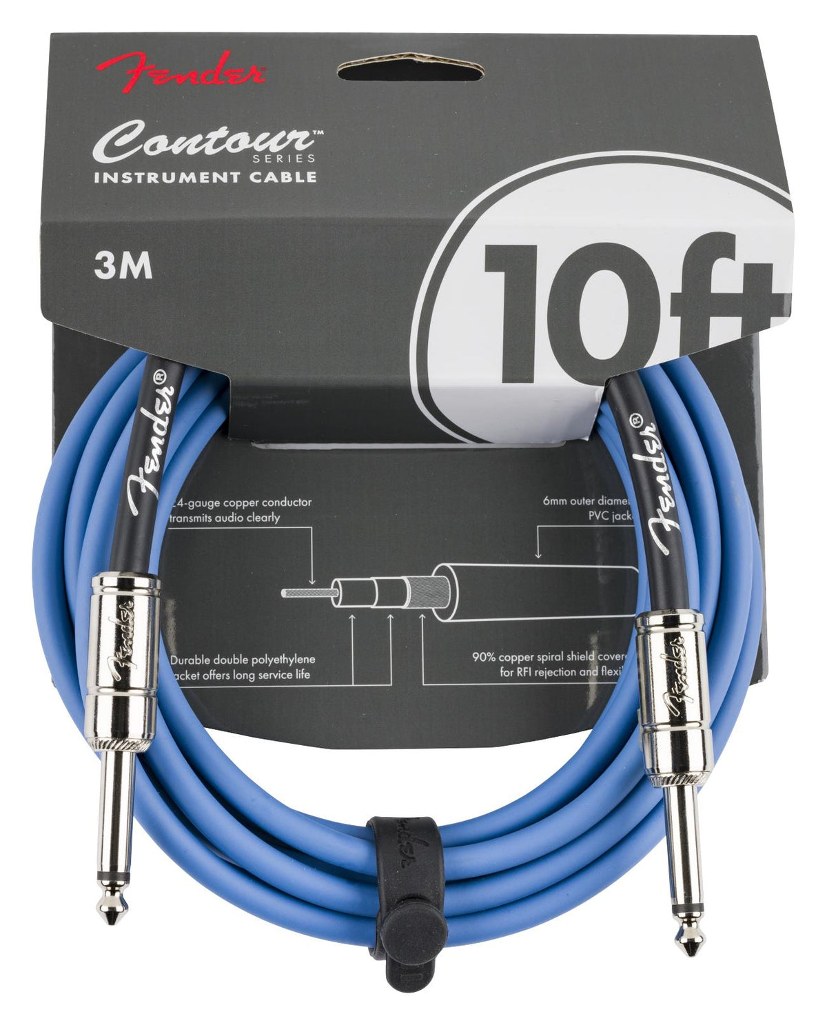 Fender Contour Series 10 Foot Instrument Cables
