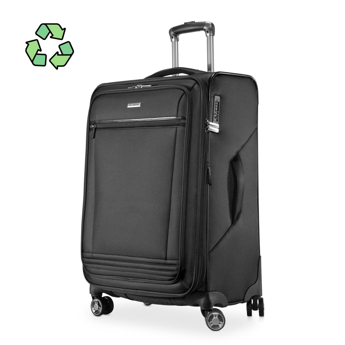 Ricardo Beverly Hills - Avalon SS Medium Check-In Expandable Spinner - Black