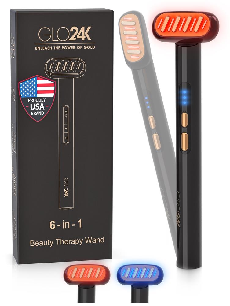 GLO24K 6-IN-1 Beauty Therapy Wand