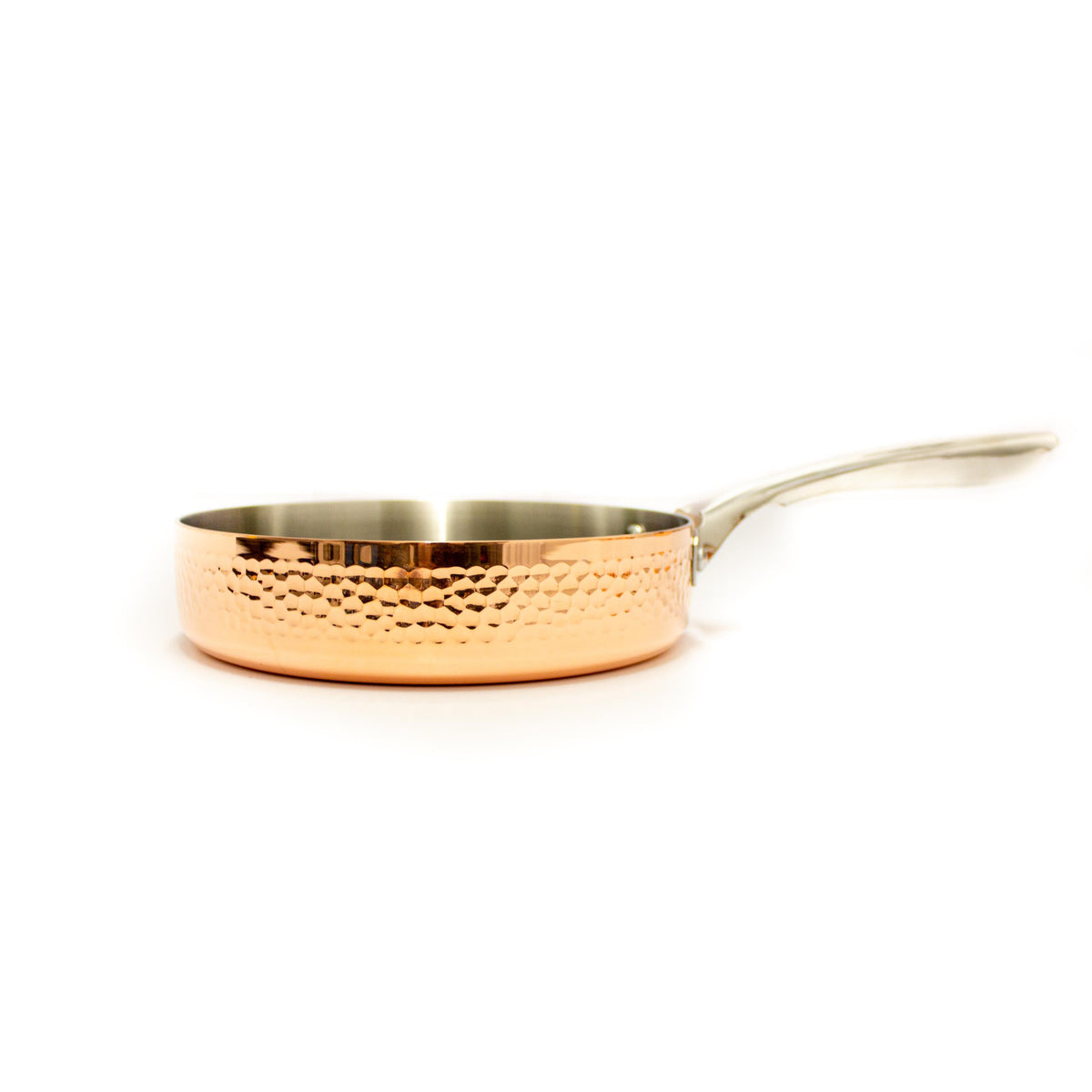 BergHOFF Copper Tri-Ply 8" Deep Skillet, Hammered