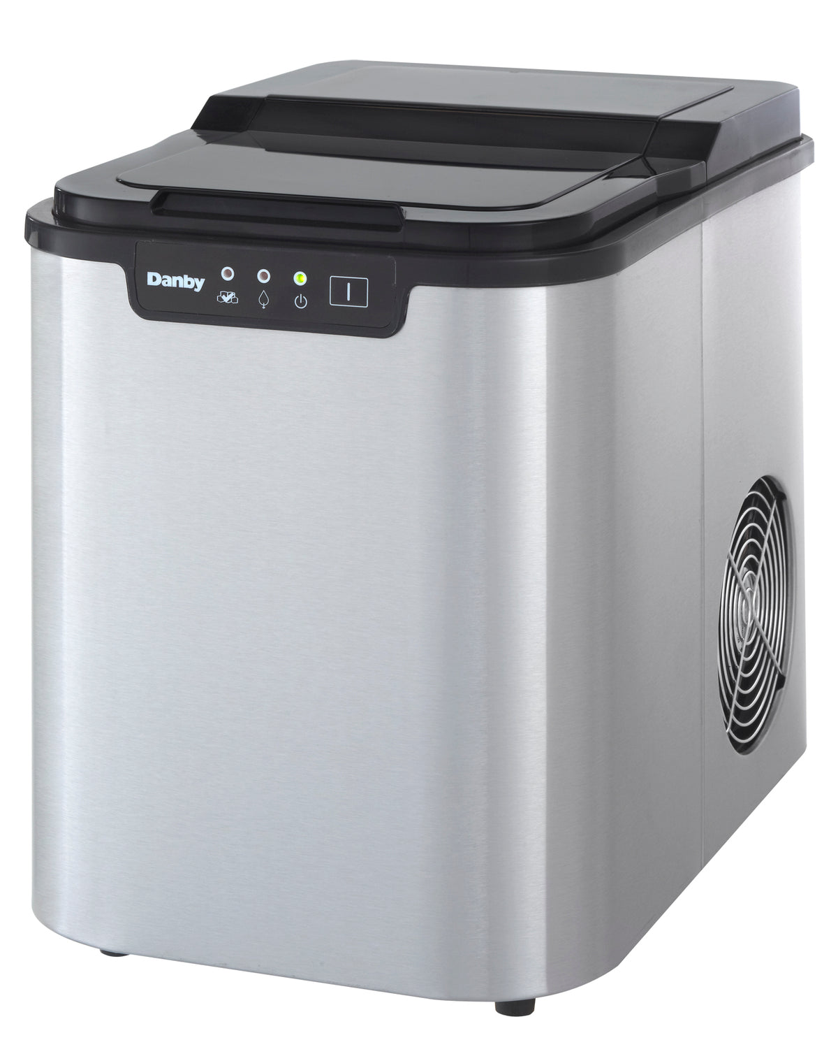 Danby MicroFridge Portable Ice Maker- Stainless/Black