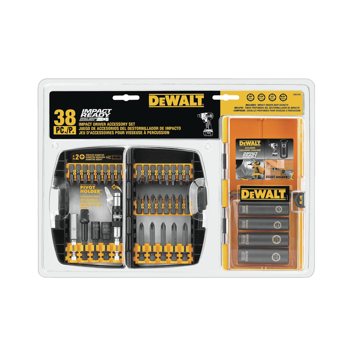 DeWalt 38pc Impact Ready Accessory Set