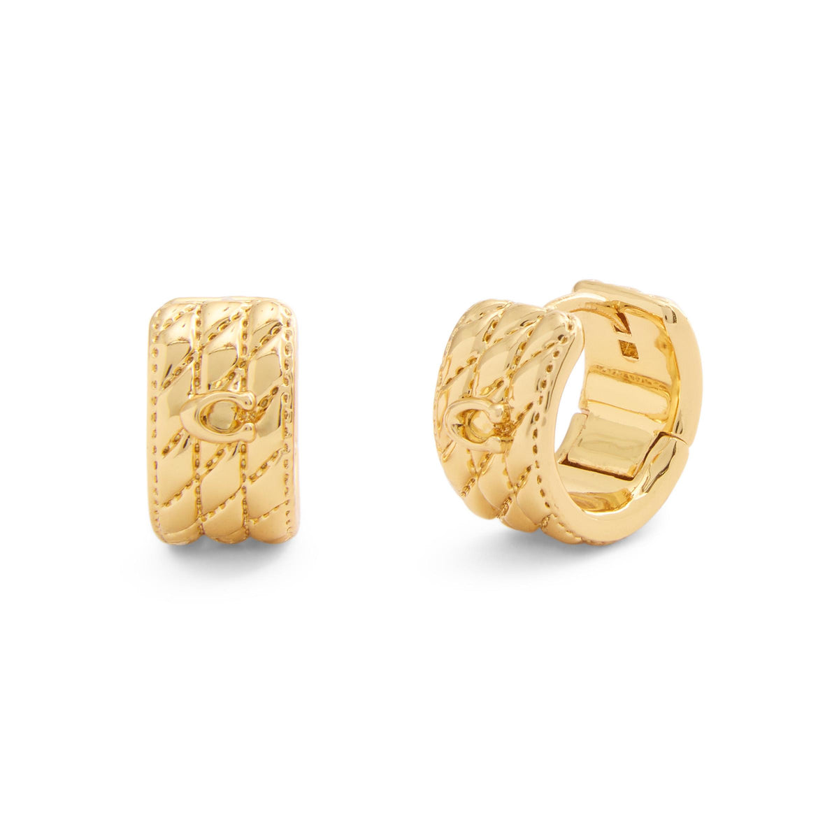 COACH Quilted Huggies - Gold