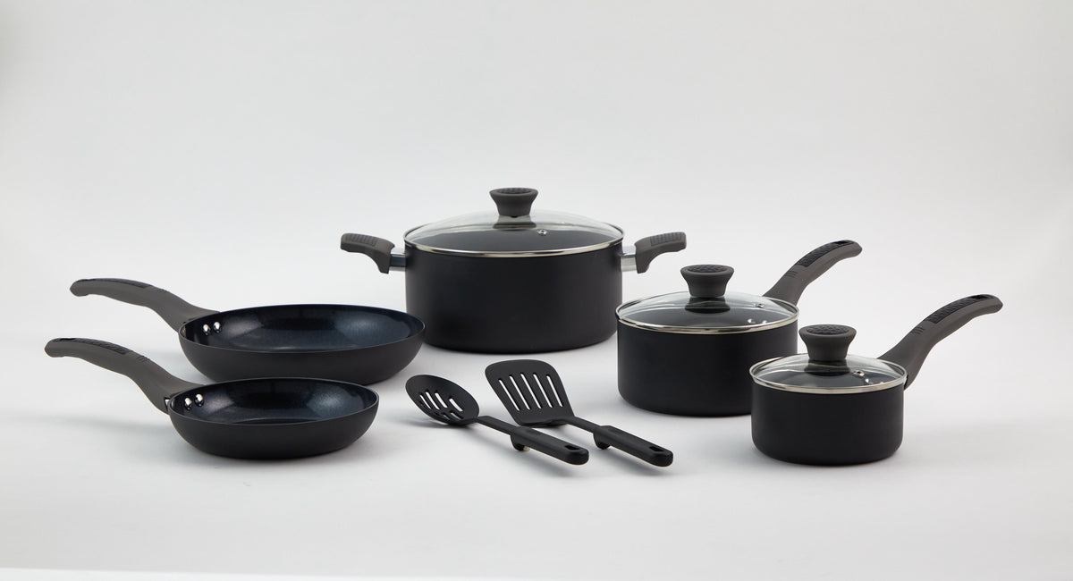 Mirro Get-A-Grip 2.0 10-Piece Ceramic Cookware Set