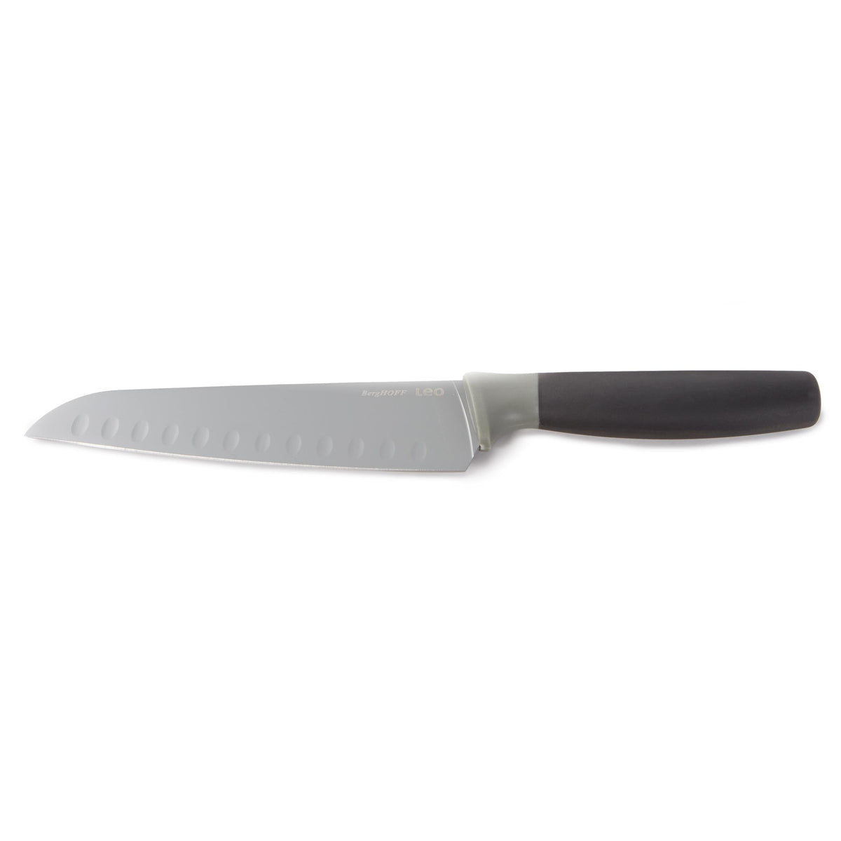 BergHOFF Balance Nonstick Stainless Steel Santoku Knife 6.75", Recycled Material