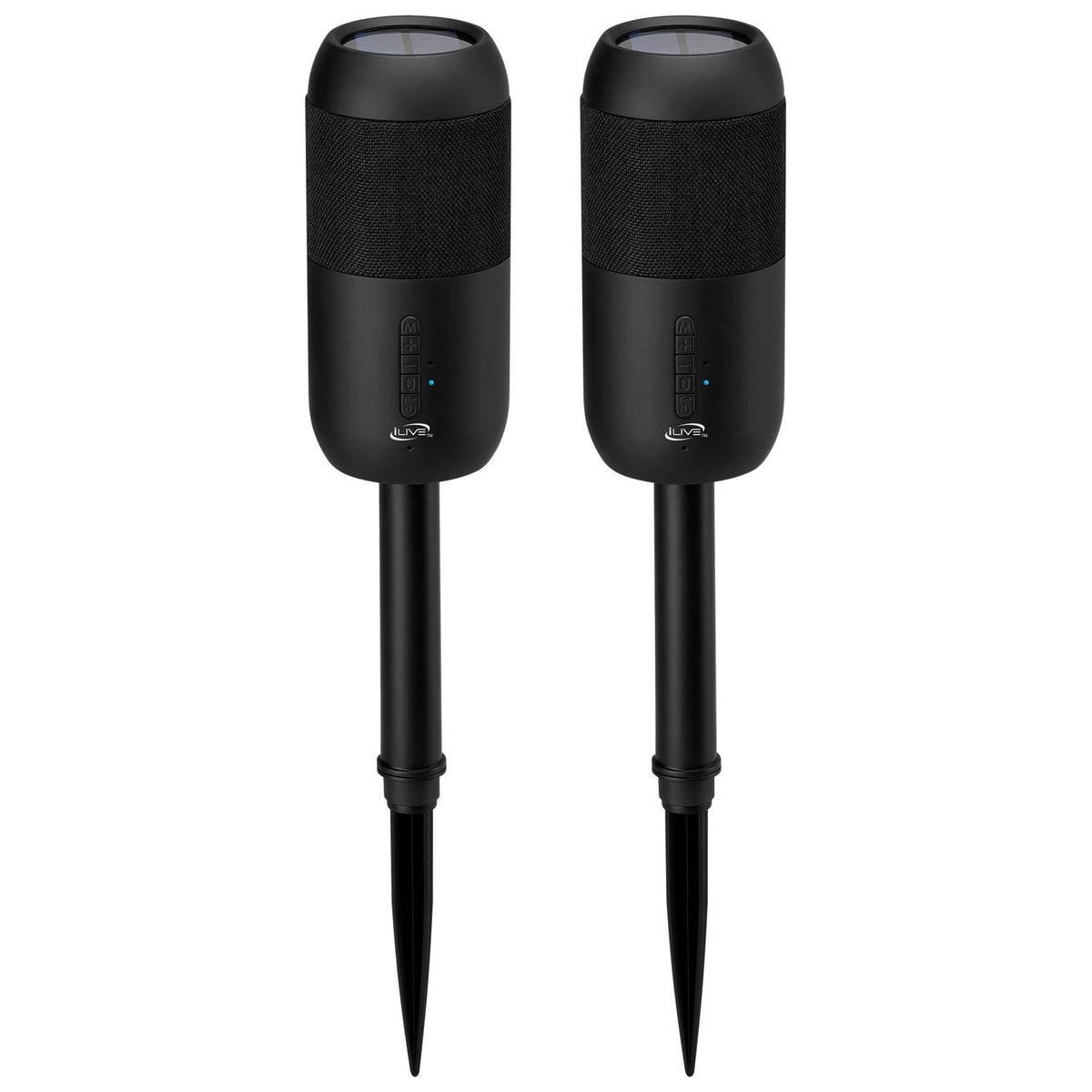 GPX iLive Waterproof Bluetooth Stake Speakers (Set of 2)