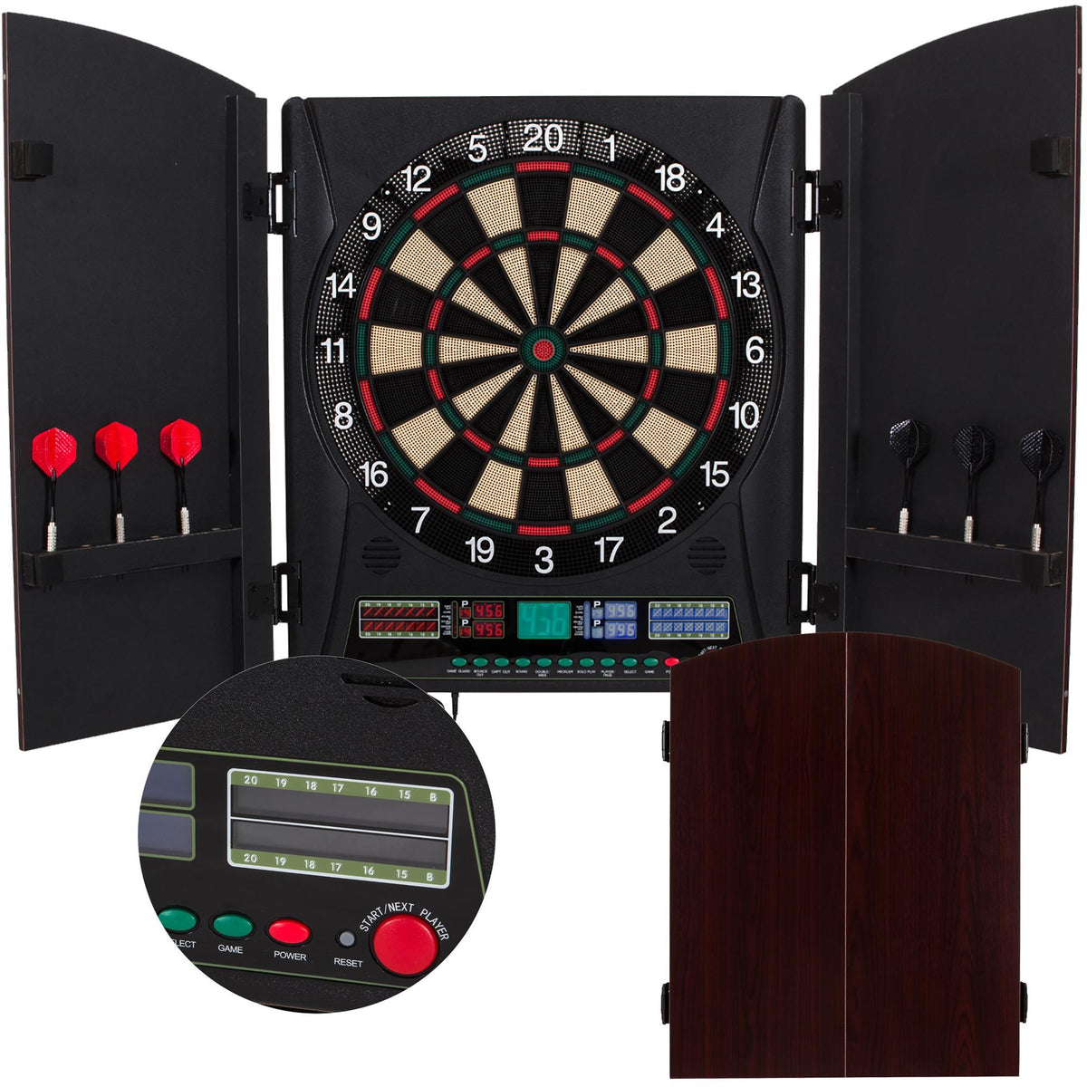 Escalade Sports Accudart - Maurader 5.0 Electronic Dartboard Cabinet Set