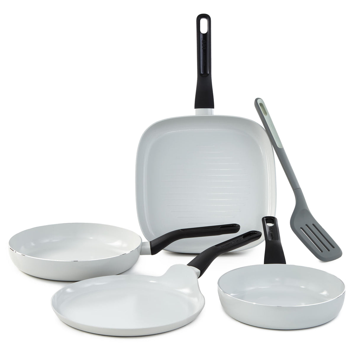 BergHOFF Leo Glints Non-Stick Non-Stick Recyled Aluminum 5pc Set, Spirit