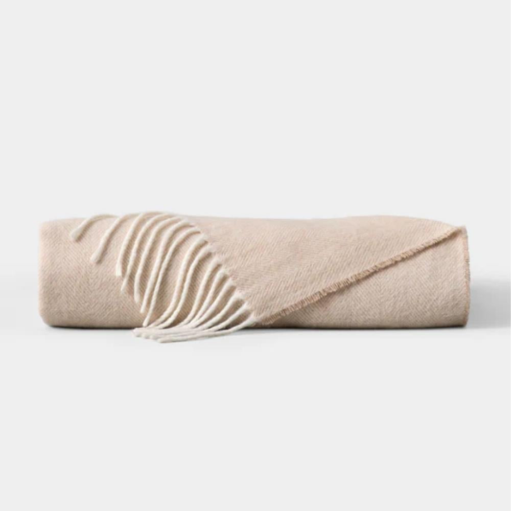 Cozy Earth Bamboo Herringbone Blanket