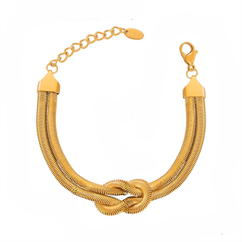 DKD Double Herringbone Chain Bracelet