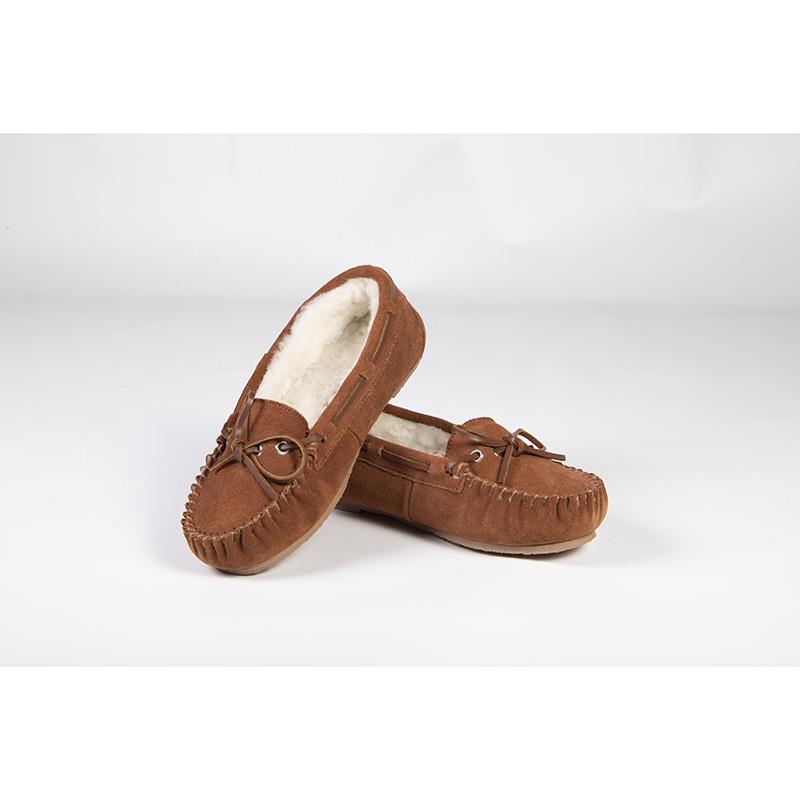 Cloud Nine Sheepskin Women's Moccasins 2-Chestnut-5