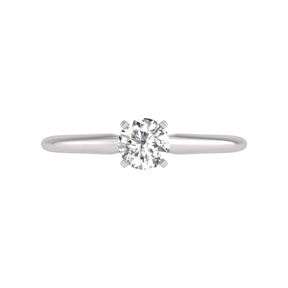 Prestige Boutique Diamonds 0.5 CT Round Lab Diamond Solitaire Ring Size 8