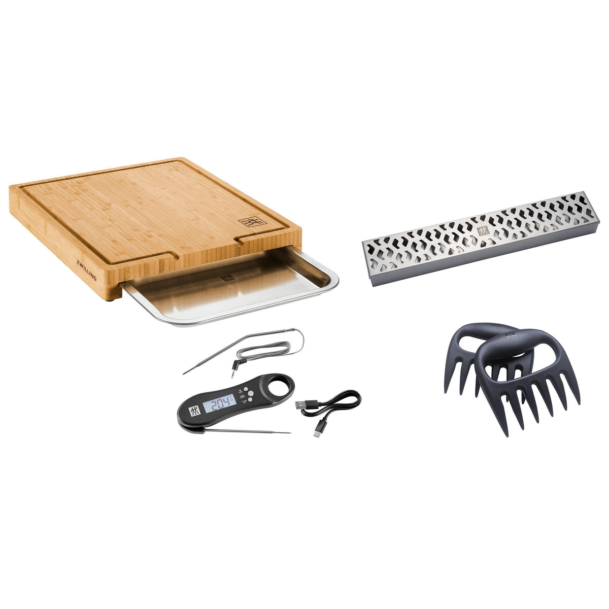 Zwilling 4pc BBQ+ Smoker Set