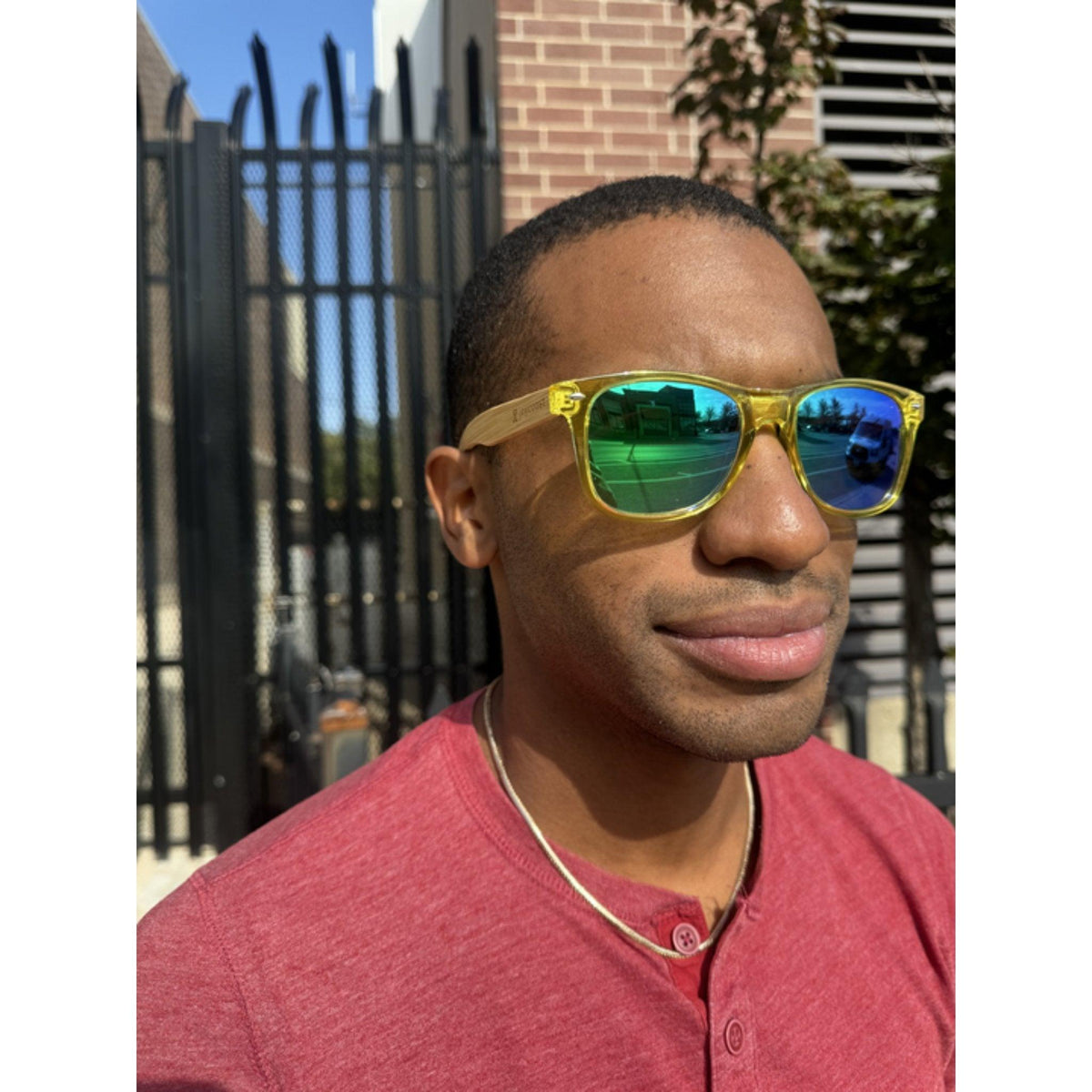 Joycoast Flows - Acetate Wooden Sunglasses Pink