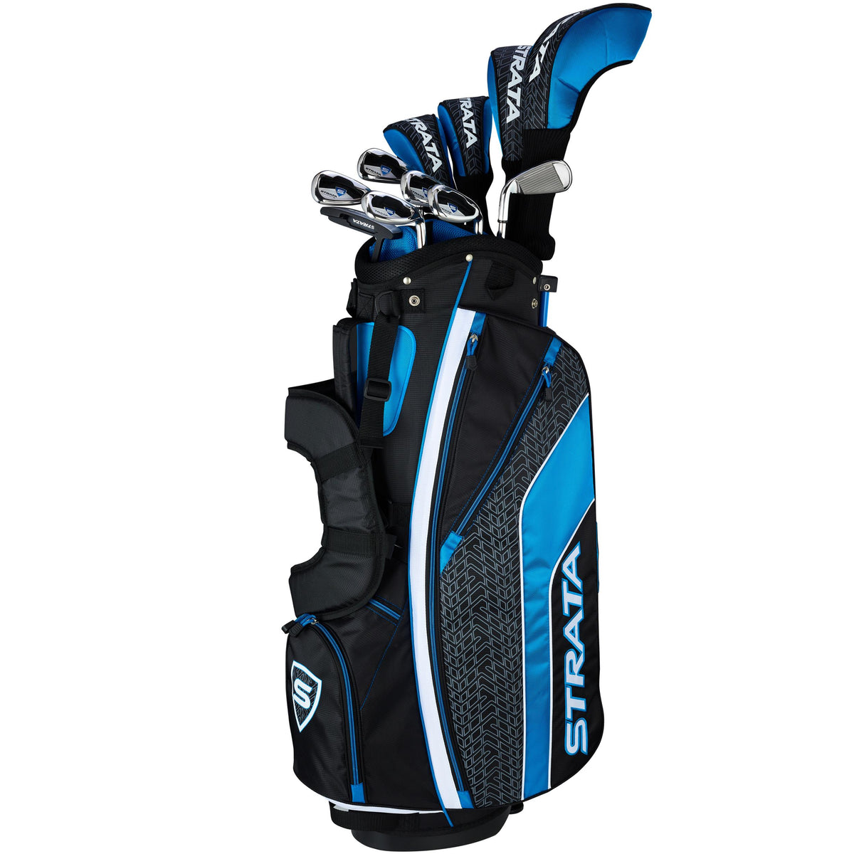 Callaway Strata Ultimate 16 Piece Men's Complete Set - Left Hand/Blue/Men's Flex
