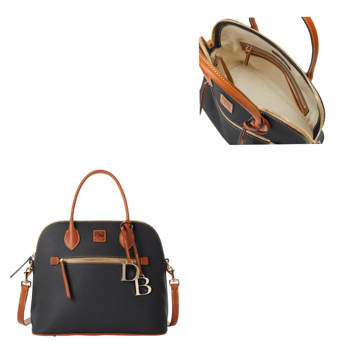 Dooney & Bourke Pebble Grain Large Domed Satchel