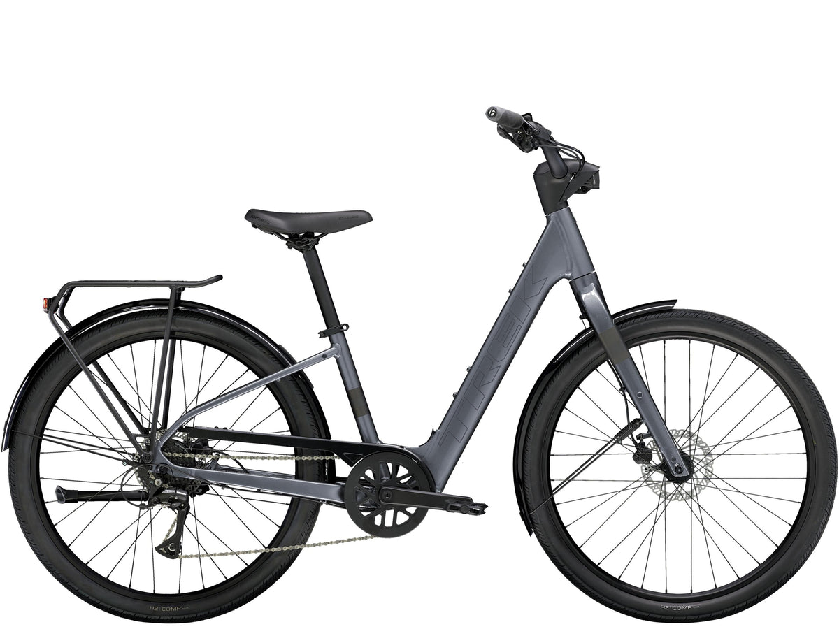 Trek Verve+ 1 Gen 3 Electric Bike in Galactic Grey/M
