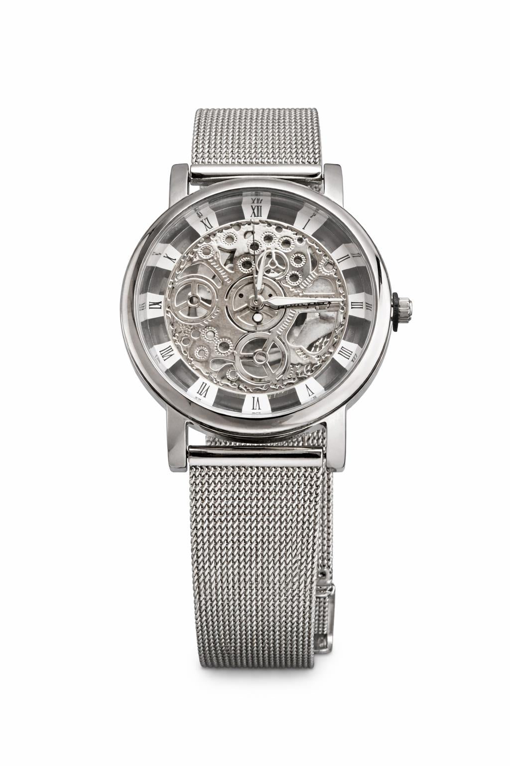 Completely Bella Silver See-Through Quartz Watch