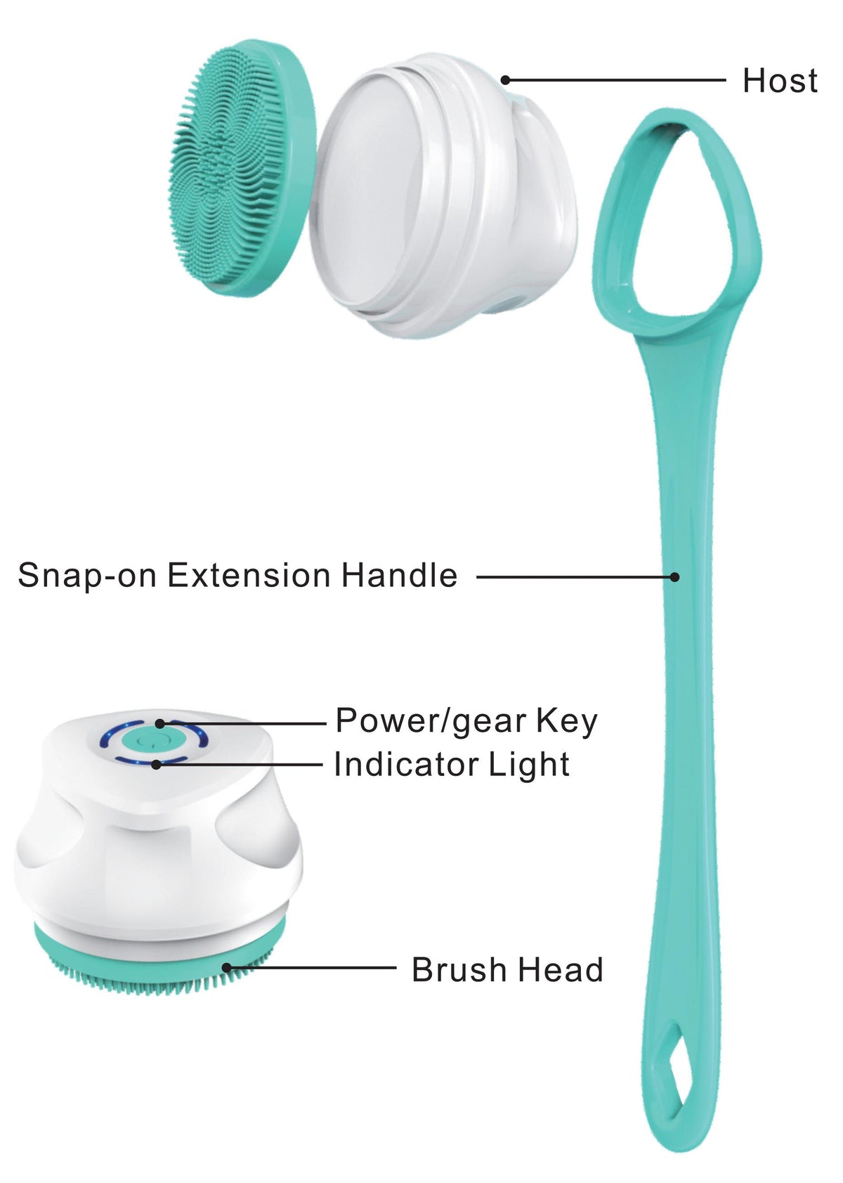 First Health Electric Shower Brush