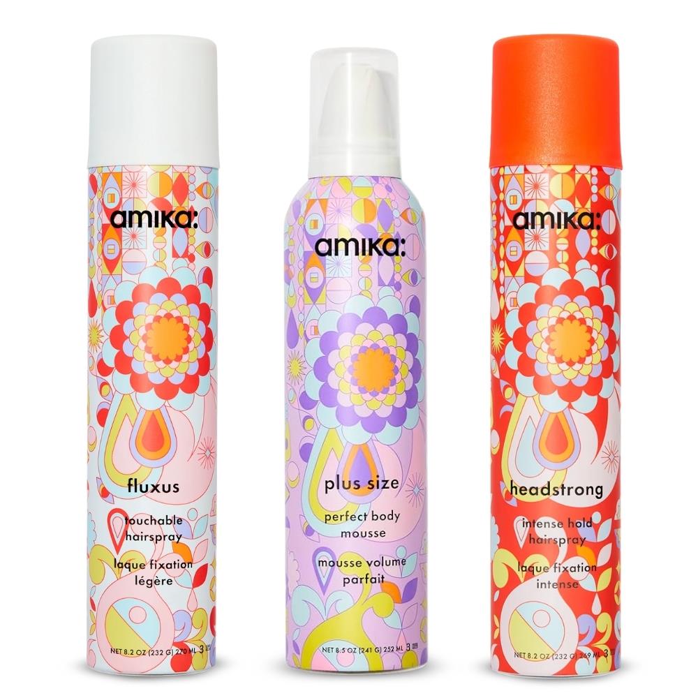 Amika Hair Care The Power Hold Styling Set Size 3 Pieces
