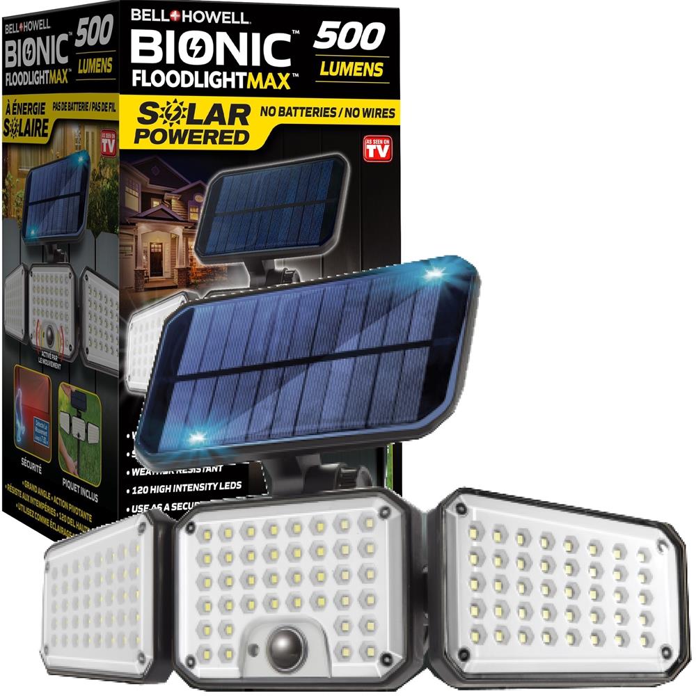 Bell + Howell Bionic Solar Floodlight Stake Light