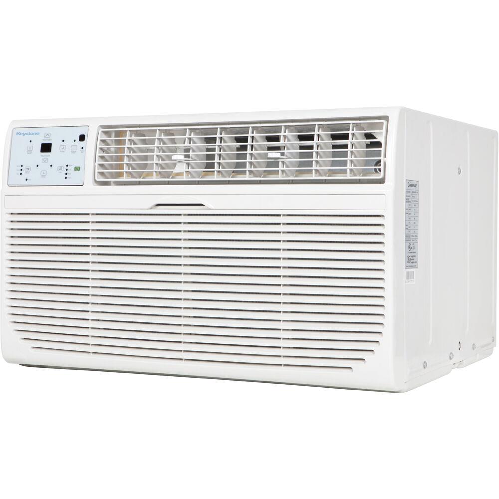 Keystone 8,000 BTU 115V Through-the-Wall Air Conditioner with Follow Me LCD Remote Control