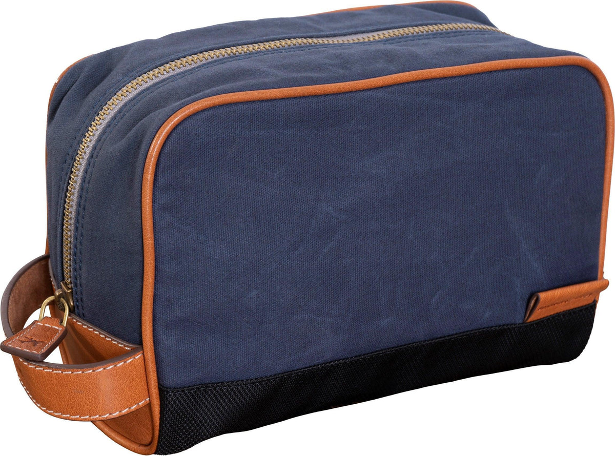 Boarding Pass Hey Handsome Waxed Canvas Dopp Kit