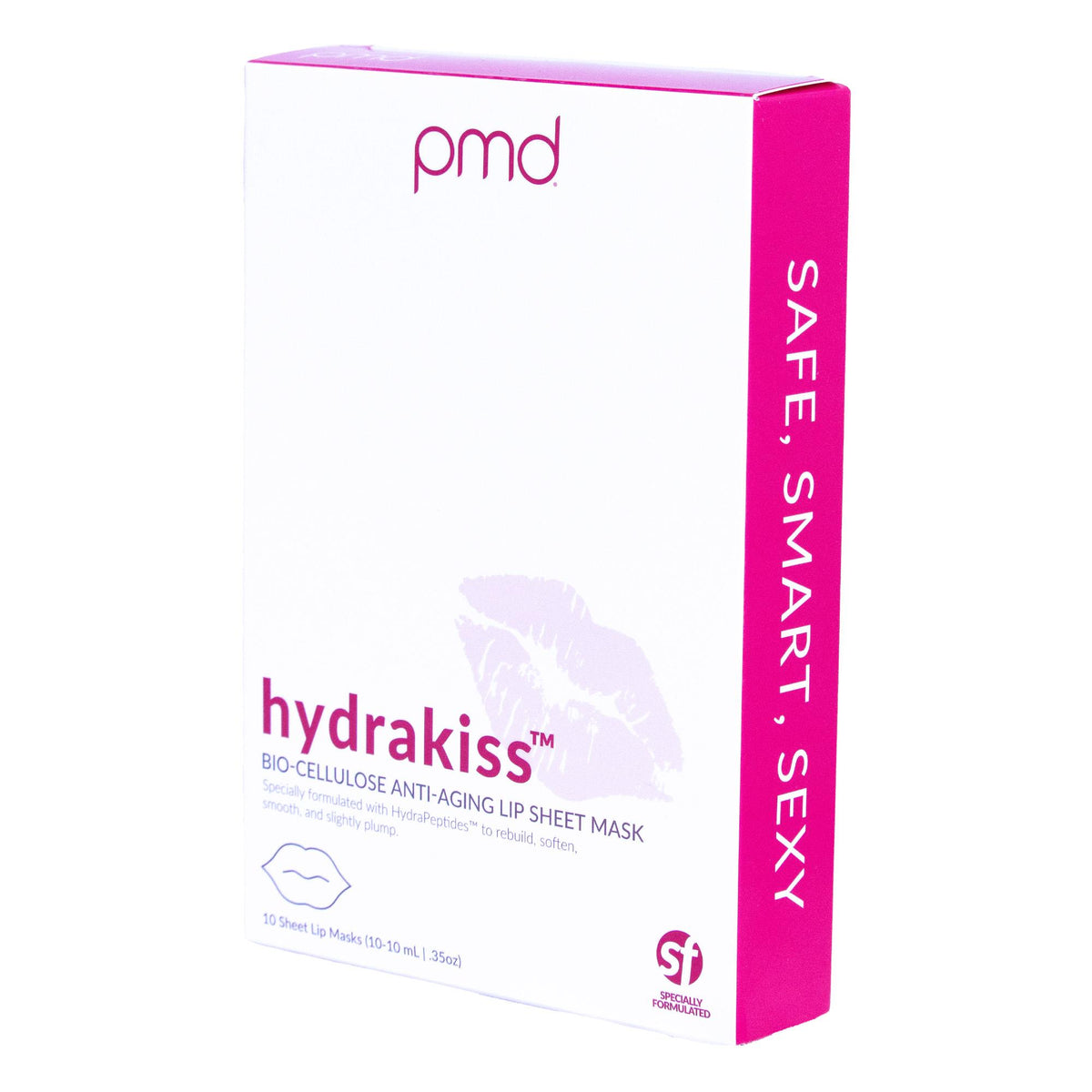 PMD Beauty Hydrakiss Bio-Cellulose Anti-Aging Lip Sheet Mask Size 10 Lip Masks
