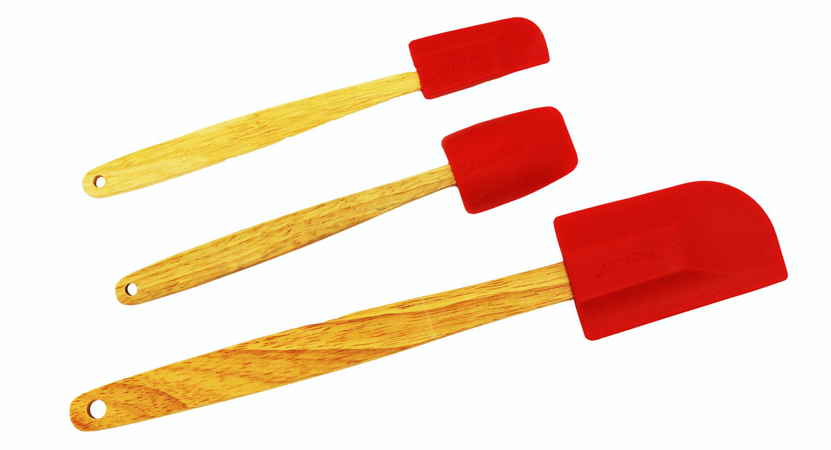 BergHOFF Silicone 3pc Spatula Set