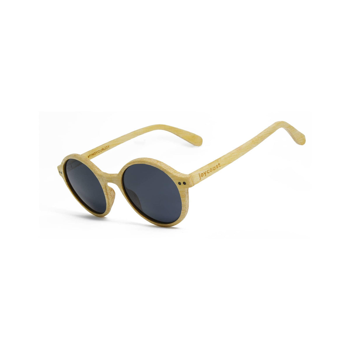 Joycoast Sonny Bamboo, Round Wooden Sunglasses