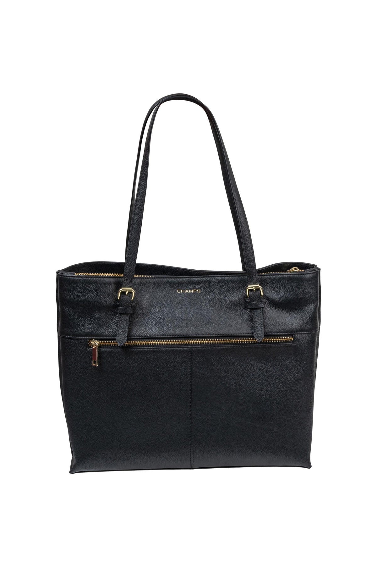 Champs Luggage Gala Collection Leather Tote Bag Size 12.5"x14"x