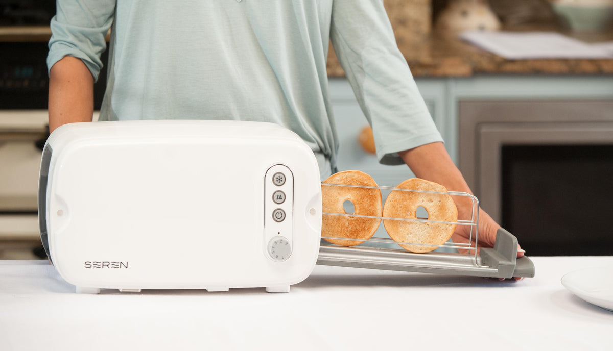 BergHOFF Seren Side Loading Toaster, Main Unit Only, White