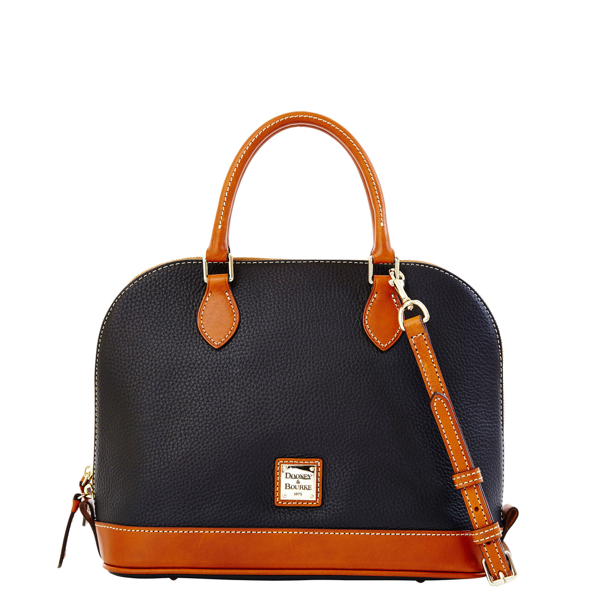 Dooney & Bourke Pebble Grain Zip Zip Satchel