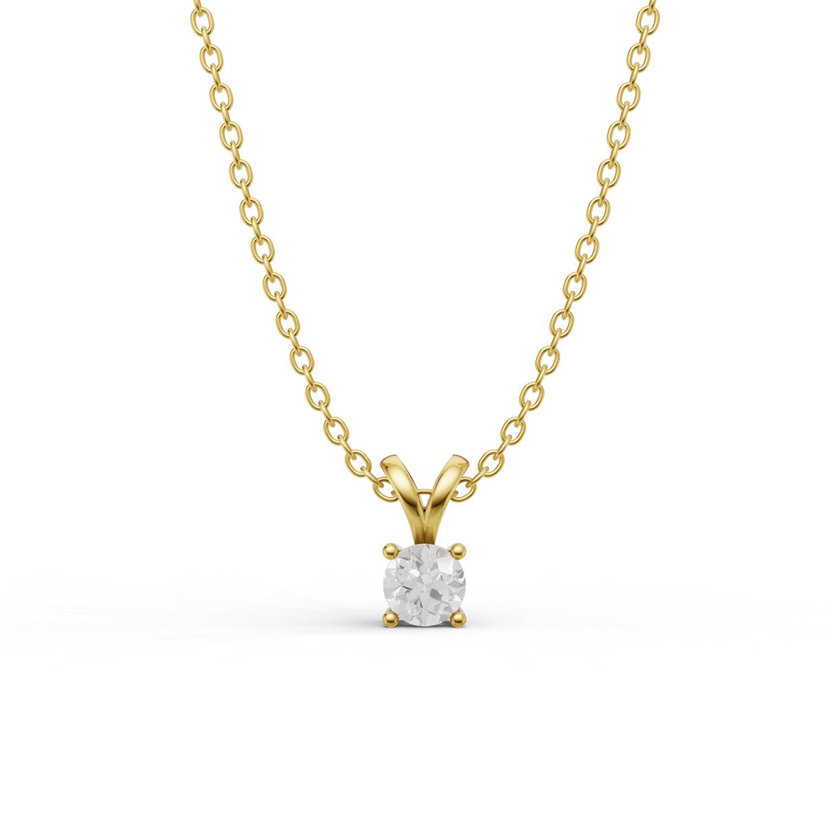 Prestige Boutique Diamonds Lab Round Solitaire Pendant Size 1 CT