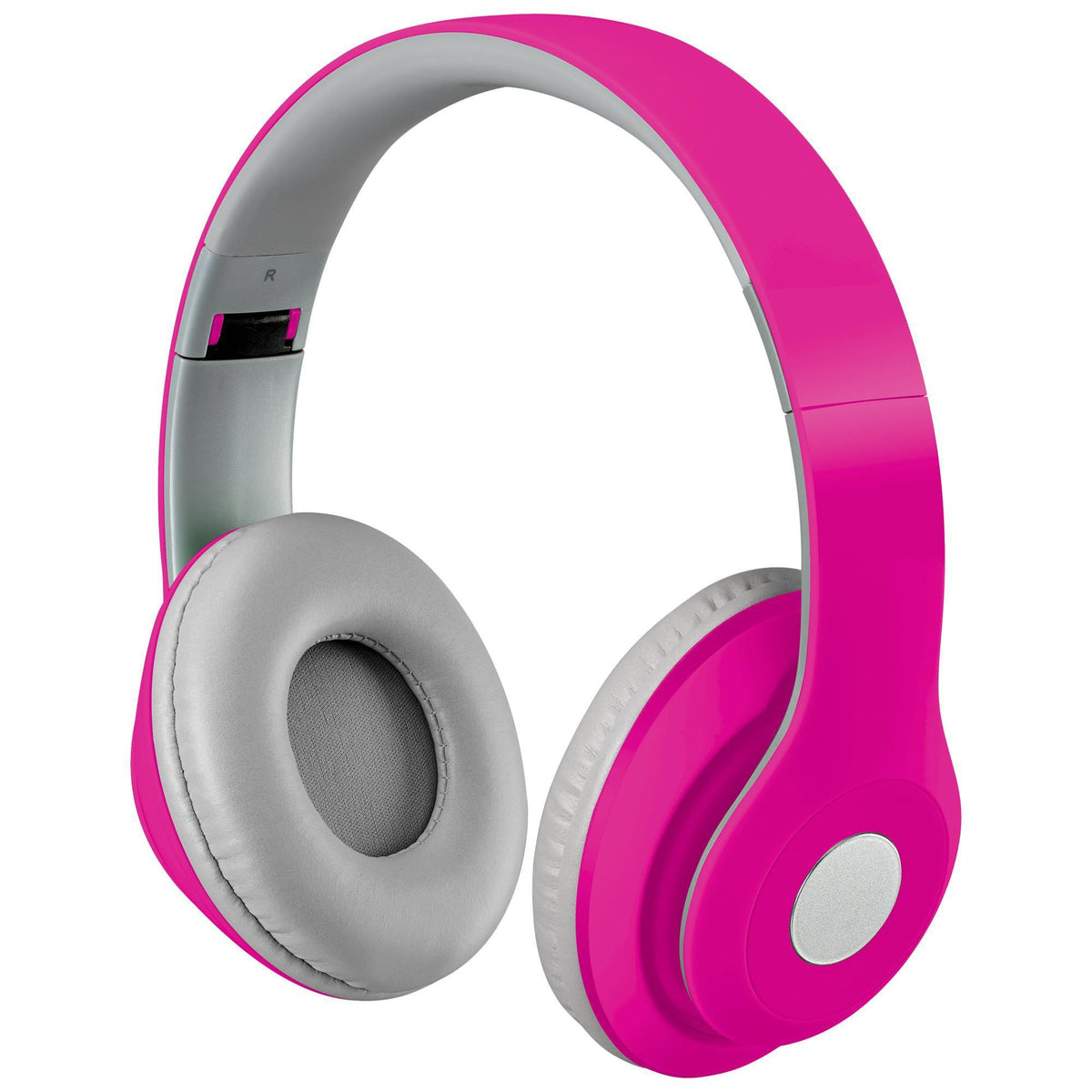 iLive Bluetooth Wireless Headphones w/ Built-in Microphone Matte Pink