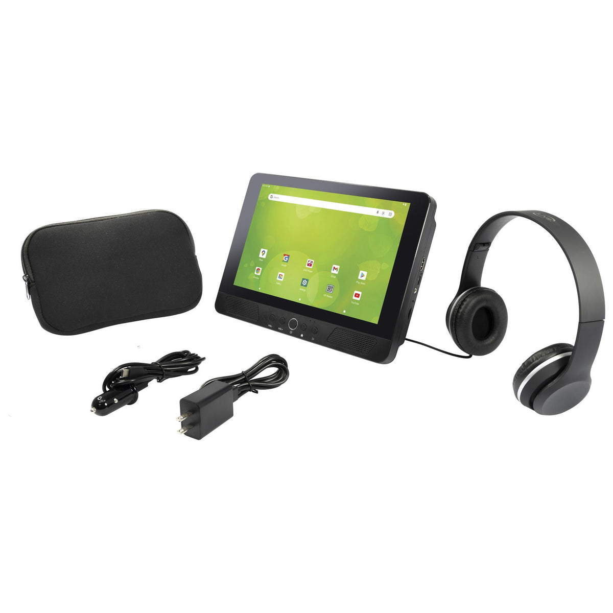 GPX 10" Android Tablet with Built-In DVD Player & Headphones