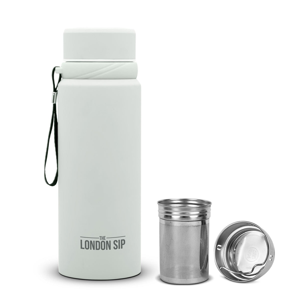 KitchenSupply London Sip - 25oz Tea Infuser - Pearl White