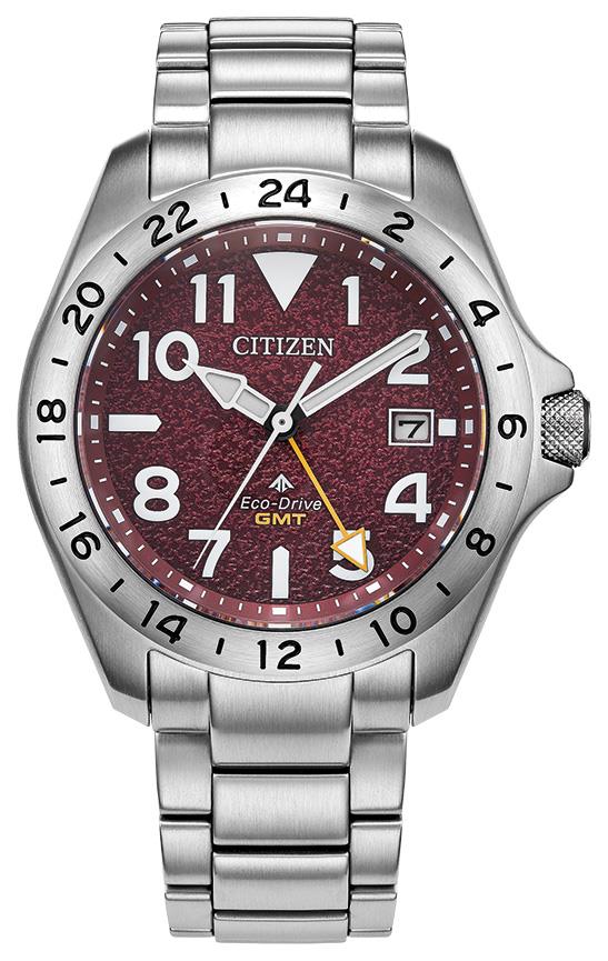 Citizen Watch Men's Eco-Drive Promaster Tough Stainless Steel Bracelet watch, Red dial