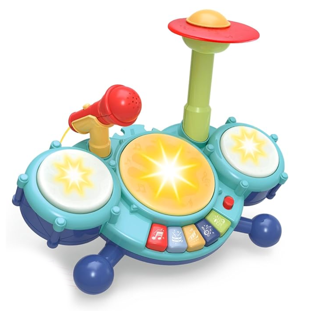 Contixo KD2 Musical Drum Toy Set for Babies, Learn Toy Age 2-8 years